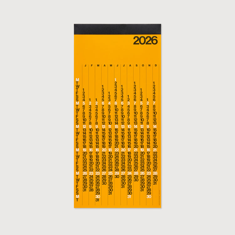 V Calendar 2026 (Yellow)
